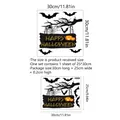 Detaillierte Größentabelle für Halloween Wandsticker mit Fledermausmotiven - Halloween Fledermaus Spinne Kürbis Set (MS6280-ZY)