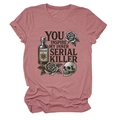 Close-up of vintage rose t-shirt featuring skull and rose print with bold black text - S / Rose Gold