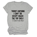 Macro view of grey round neck T-shirt featuring funny black letter print on fabric - Light Grey (Black Text)