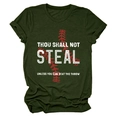 Detailed view of dark green t-shirt with baseball graphic and creative sports print - S / Tops / Army Green