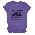 Detail of round neck T-shirt featuring purple heather fabric and black printed slogan text - Purple (Black Text)