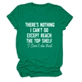 Detail of soft cotton dark green t-shirt featuring humor text print on the chest - Ink Green (White Text)