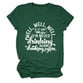 Detail of forest green crew neck t-shirt with rolled sleeves and white graphic text - Retro Green (White Font)