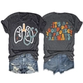 T-shirt grigio scuro con grafica polmonare stetoscopio e stampa protect airways - grigio canapa scuro