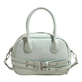 Petit sac carré bleu menthe avec boucle de ceinture décorative et bandoulière amovible - Vert