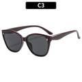 Y2K vintage square sunglasses in burgundy frame with dark grey UV protection lenses - Wine Red Frame / Grey Lenses