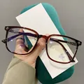 Chic wine red TR90 anti-blue light glasses with distinctive metal cross decoration - Burgundy