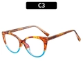 Montura de gafas cat-eye TR90 anti-luz azul en carey y degradado azulado - Degradado Azul Carey (C3)