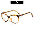 Gafas de gato TR90 con filtro de luz azul y montura vintage de carey clásica - Ámbar Carey (C4)