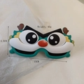 Kids polarized silicone sunglasses with cartoon dragon flip-up design and UV protection - Green