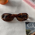 Chic oval sunglasses with tortoise shell frames and luxury gold metal accents - Tortoise Shell