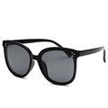 Lunettes de soleil polarisées noires pour enfants avec monture souple en silicone - Noir