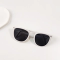 Gafas de sol plegables para niños con montura blanca y lentes grises - Blanco Porcelana