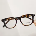 Occhiali da sole polarizzati per bambini tartarugati con protezione UV400 e stile retro - Montatura Tartarugata Lente Chiara Anti-luce Blu