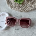 Lunettes de soleil œil-de-chat roses avec verres dégradés et largeur de 14,4 cm - Rose