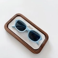 Detalle de gafas de sol de silicona azul claro para niños con lentes polarizadas - Azul Oro