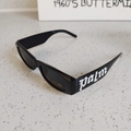 Lunettes de soleil noires rectangulaires pour enfants avec Palm et protection UV400 - Noir