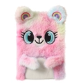 Quaderno di peluche koala con orecchie arcobaleno e morbida copertina sfumata - Multicolore Tie-dye
