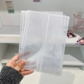 Transparent A5 4-grid photo album inner pages for k-pop card collecting - A5 Vertical 2-Pocket Inner Pages 10Pcs (Bill Storage)