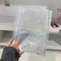 A5 laser holographic 6-hole binder sleeves with two pockets for photo cards - Laser Fireworks A5 Horizontal 2-Pocket Inner Pages 10 Sheets (For 5 Inch)