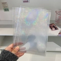 A5 transparent glitter binder sleeve with laser firework pattern for photo cards - Laser Fireworks A5 1-Pocket Inner Pages 10 Sheets (For 7 Inch)