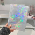 A5 binder refill page with laser glitter finish and 4 pockets for photo cards - Normal Laser A5 4-Pocket Inner Pages 10 Sheets (For 3 Inch)
