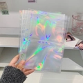A5 binder sleeves with laser holographic finish for photocard collection and storage - Normal Laser A5 2-Pocket Inner Pages 10 Sheets
