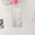 High transparency A6 six-hole loose-leaf inner sleeve with two-pocket design for 3-inch photos - Double Pocket Inner Page (Shell Not Included)