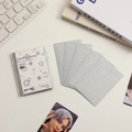 Detail von 61x91mm Glitzer-Kartenhüllen für K-Pop Fotokarten Schutz 20 Stück Pack - 61x91mm / Silber (20 Stk./Packung)