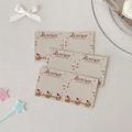 Detail of film frame decorative clips with apple and music note illustrations - Beige Apple Frame (1Pc)