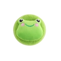Cute green plush frog embroidery folding makeup mirror for girls and students - Green Frog