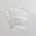 Dettaglio delle tasche A7 a 6 fori con motivi olografici laser per fotocards - Fuochi d'Artificio Laser A7 2 Griglie 3 Pollici Lato Singolo 10 Fogli