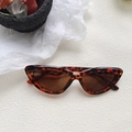 Retro cat-eye zonnebril met schildpadmontuur en bruine glazen voor vrouwen - Schildpad (Bonenthee)