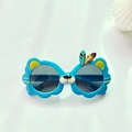 Lunettes de soleil polarisées bleu ciel pour garçons avec motif lion de dessin animé - Style Lion Bleu (2202 Lion à Plumes)