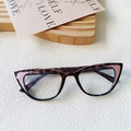 Occhiali vintage cat-eye per bambini con motivo tartarugato scuro e dettagli rosa - Tartarugato Rosa