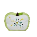 Sac mignon en forme de pomme verte avec broderie étoilée et détail de feuille - Vert
