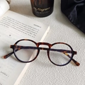 Classic tortoise shell butterfly frame blue light blocking glasses for a retro look - Classic Academic Round Frame