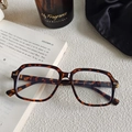 Classic tortoiseshell butterfly frame blue light blocking glasses with vintage texture - Rectangular Full Frame (52-17-145)