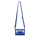 Bolso bandolera retro con forma de casete azul Klein y correa de hombro ajustable - Azul