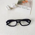 Classic black full-frame children's sunglasses with anti-blue light and UV400 lenses - Black Frame Clear Lenses