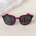 Gafas de sol plegables moradas para niños con montura de resina UV400 ojo de gato - Púrpura