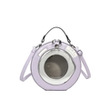Sac bandoulière rond violet unique en forme de machine à laver avec bandoulière - Violet