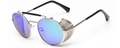 Silver Frame Blue Green Lens