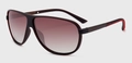 Men's TR polarized aviator sunglasses with matte black frames and gradient brown lenses - C4 Black Frame Double Tea Lenses