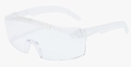 Gafas de seguridad transparentes antivaho con lentes de PC resistentes a impactos - Marco Transparente Patillas Transparentes Lentes Transparentes