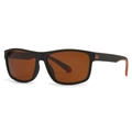 Klassische quadratische Polarisierte Sonnenbrille mit mattschwarzem Rahmen - Tee Rahmen Tee Gläser
