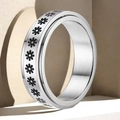 Sunflower Rotating Silver (6mm)