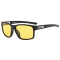 Polarized sports sunglasses with matte black frame and yellow lenses for cycling and fishing - Matte Black Frame Yellow Lens