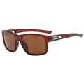 Lunettes de soleil de sport polarisées avec monture marron translucide pour le sport - Monture Thé Verres Thé