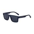 Gafas de sol cuadradas polarizadas, montura azul oscuro mate con patillas antideslizantes - Montura Azul Mate Lente Gris